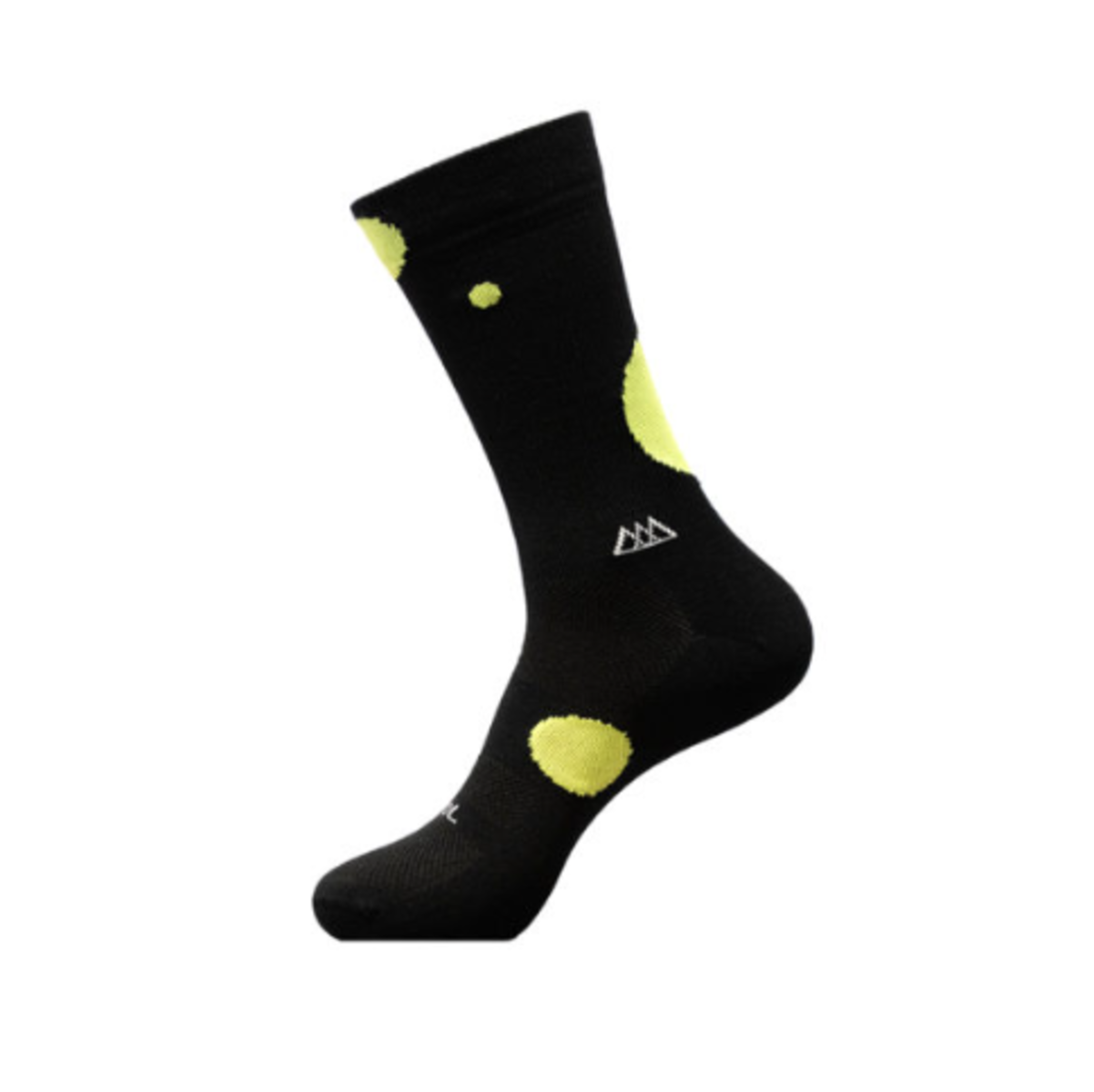 Sock 2Moon Negro Amarillo